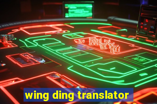 wing ding translator